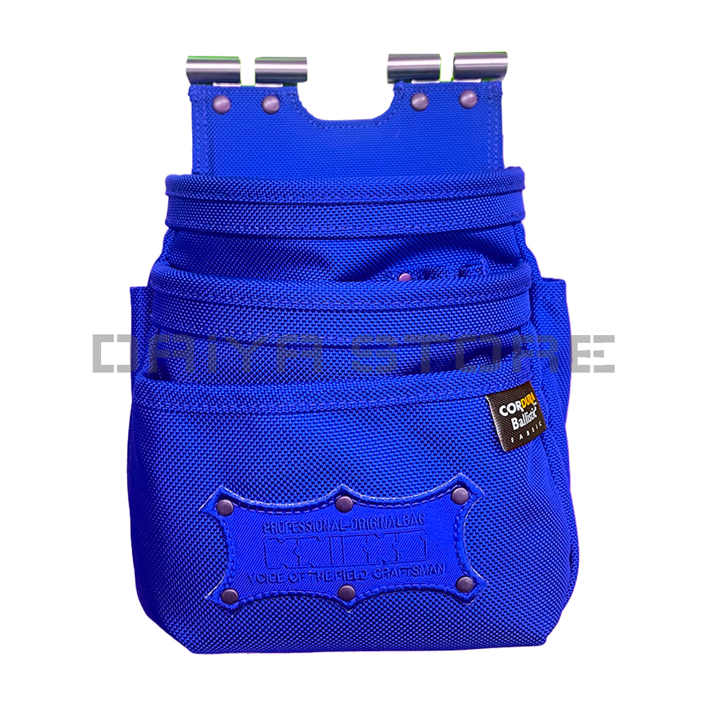 ニックス コーデュラバリスティック生地チェーンタイプ3段腰袋 BABLT-301DDX（ブルー）の商品画像