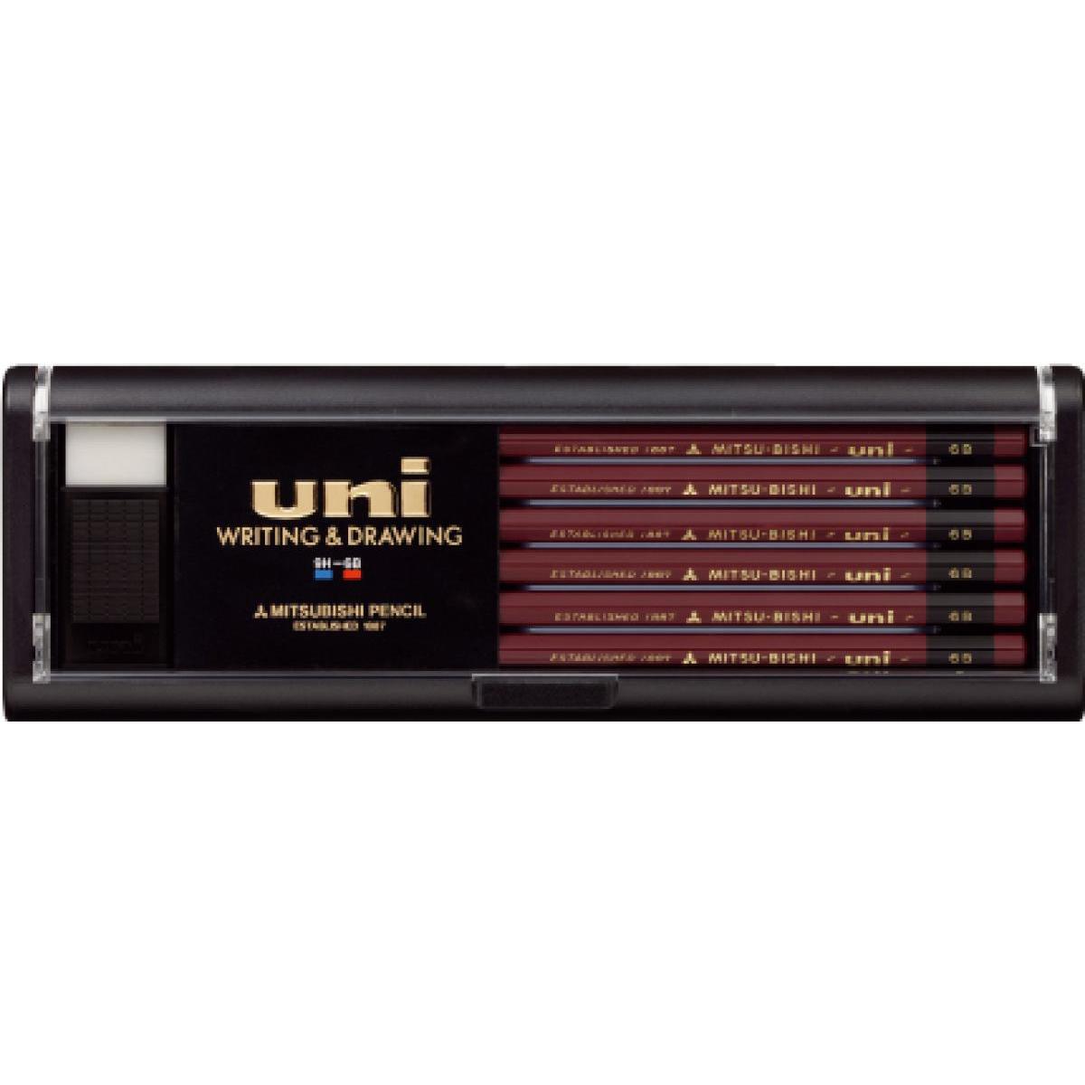 ハイユニ 6角（6B） HU6B 1ダース（12本入） ×1セットの商品画像