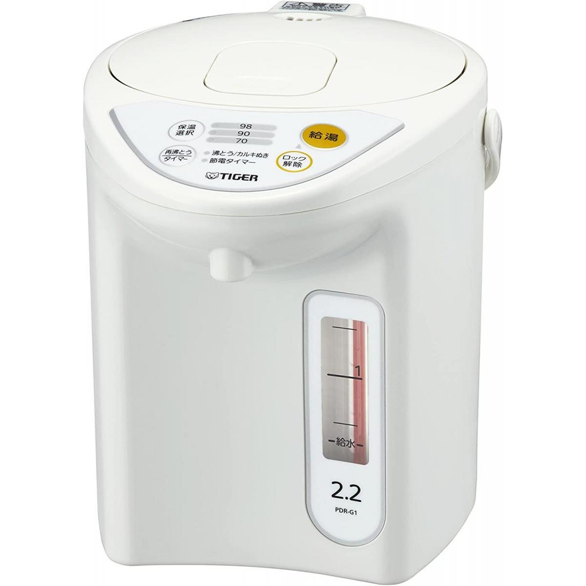 [ stock have * immediate payment ] Tiger thermos bottle microcomputer hot water dispenser 2.2L white PDR-G221-W Tiger hot water dispenser . hot water ... heat insulation 