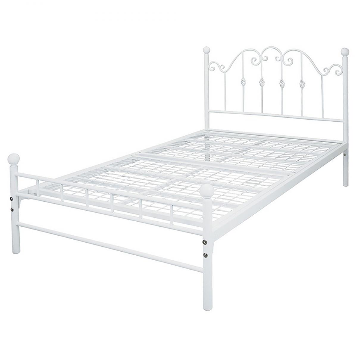 ブリジット アイアンベッド セミダブル BSK-905SDS （ホワイト）の商品画像