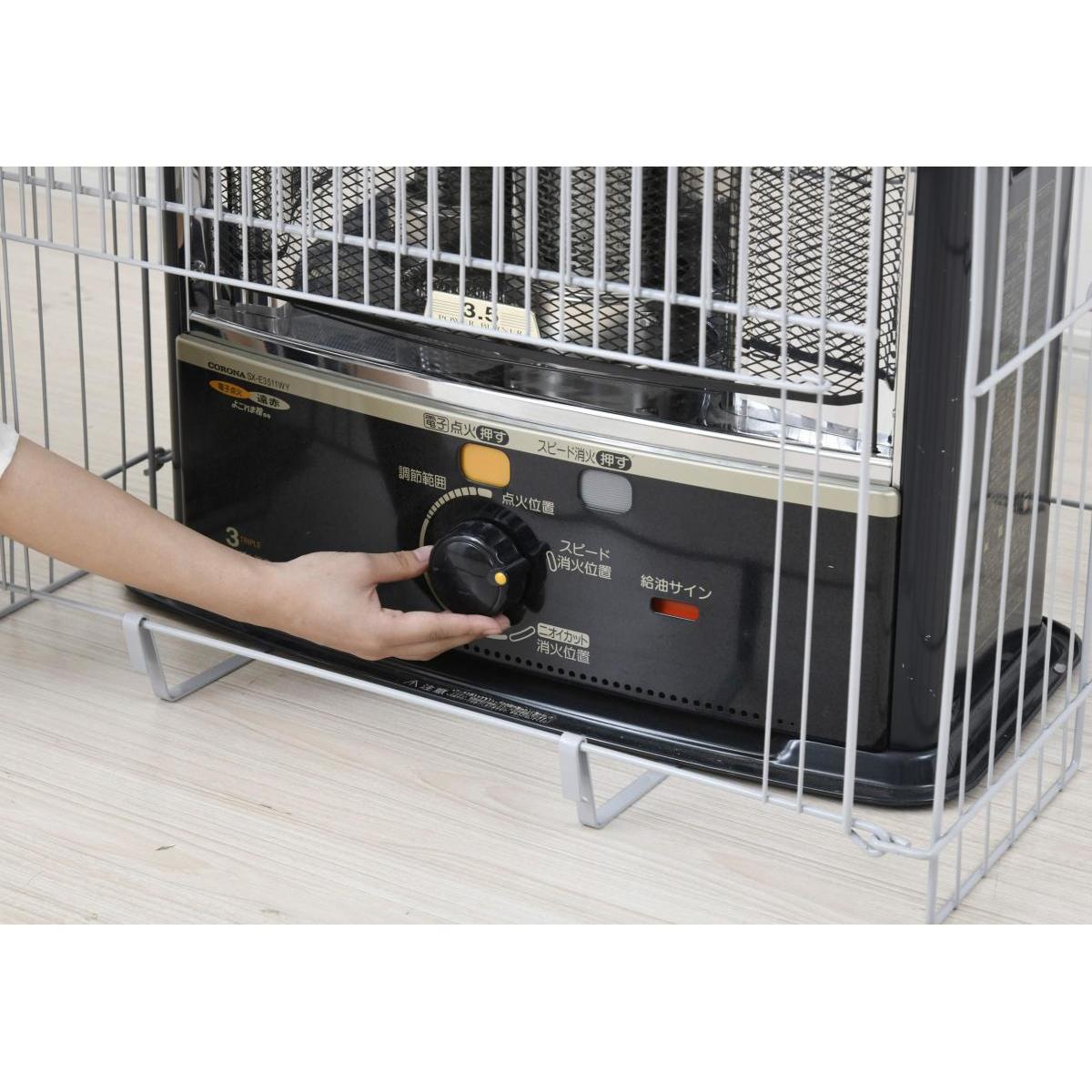 [ stock have * immediate payment ] mountain .YAMAZEN assembly easy one touch opening and closing type stove * fan heater guard ONG-65R LGY width 69.5cm× depth 52.5cm× height 67.5cm fire scratch prevention 