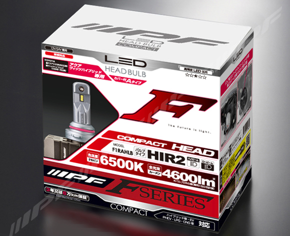 IPF IPF LEDヘッドランプバルブ X2 コンパクト 4600lm 6500K HB3/HB4