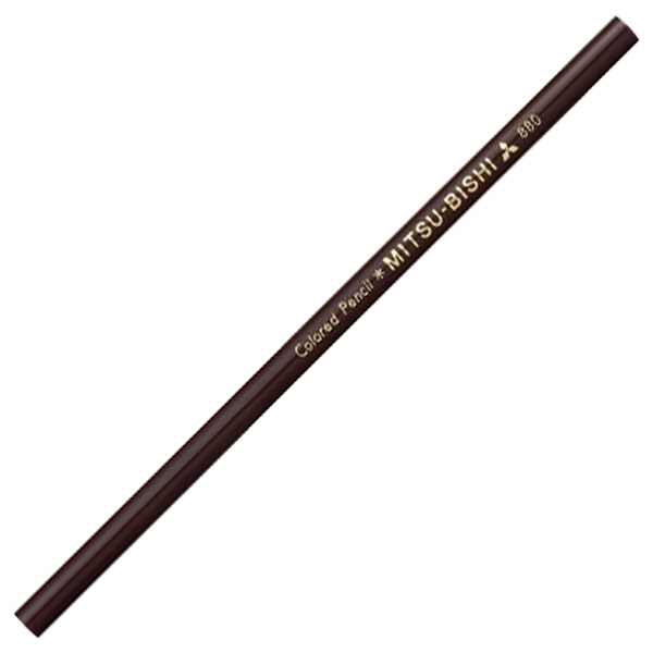 三菱鉛筆 三菱鉛筆 色鉛筆880 単品 （コゲ茶色） K880.22 uni（三菱鉛筆） 色鉛筆の商品画像