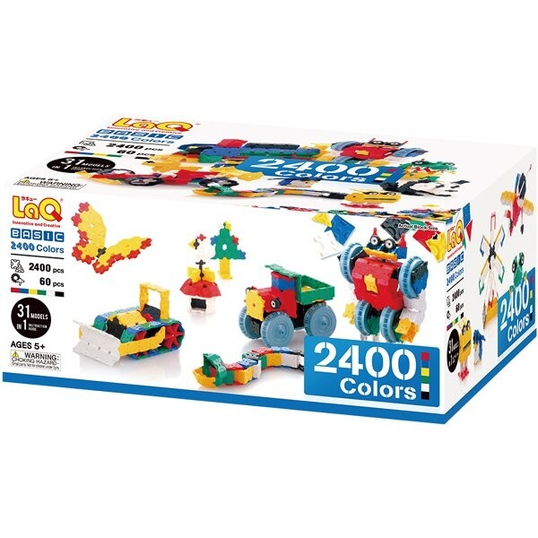 【最安値・廃盤品】LaQ 2400 BOX LaQ LaQ ベーシック 2400 カラーズ ブロック - 最安値・価格比較