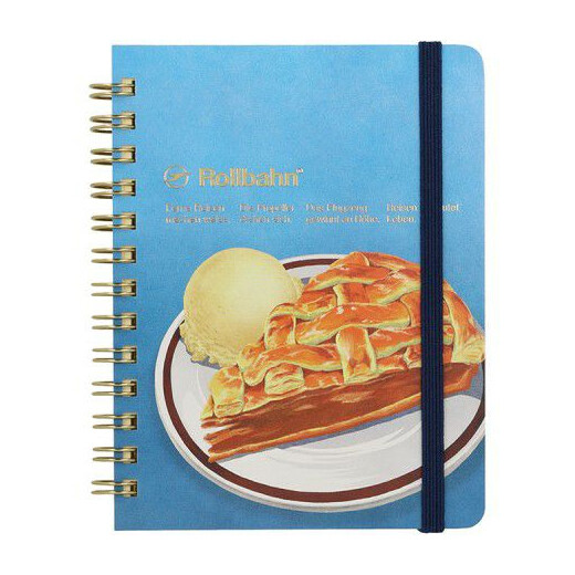 ロルバーン ポケット付メモ アメリカンスイーツ M ブルー A/アップル