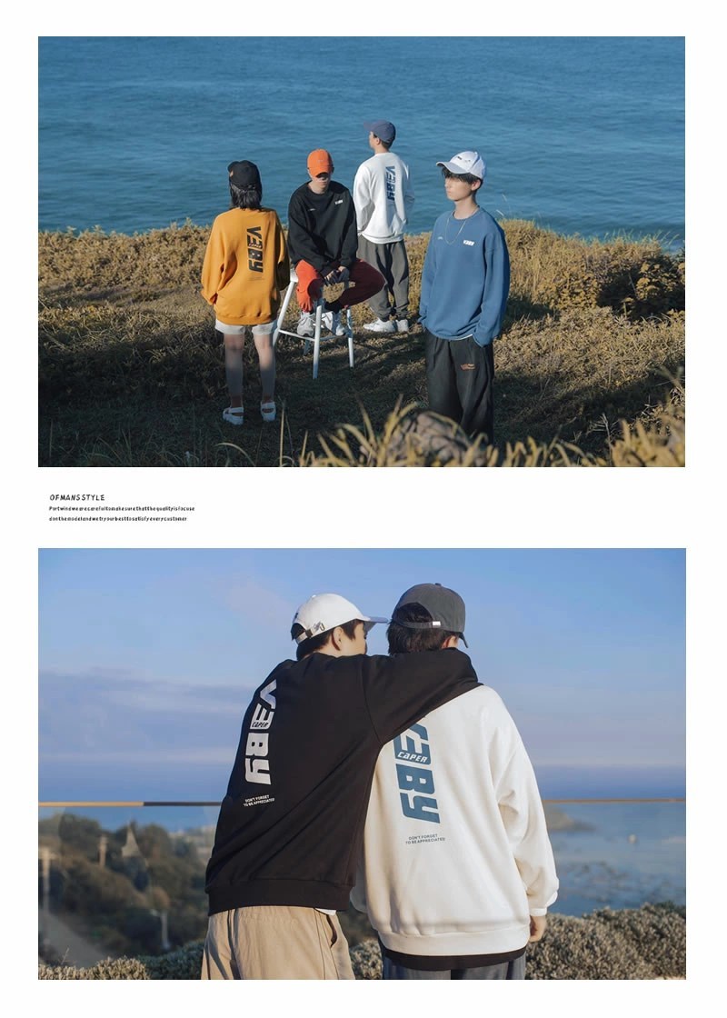 トレーナー スウェット カップル ペアルック お揃い オーバーサイズ ビッグシルエット 高品質 おしゃれ ファッション 秋服 冬服 秋冬 ストリート系 韓国 ブランド