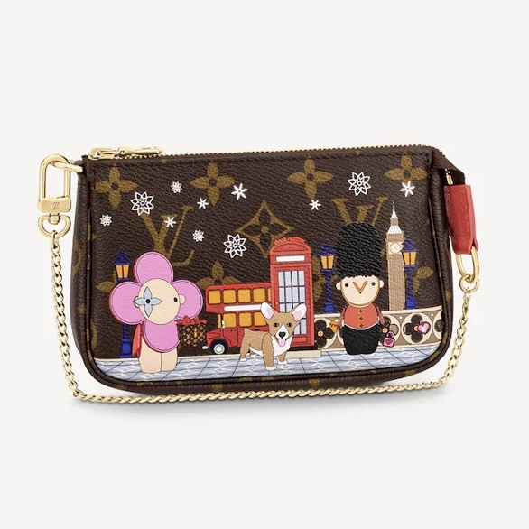 LOUIS VUITTON モノグラム・デニム マイクロ・ポシェット・アクセ