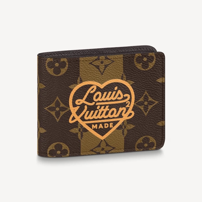 LOUIS VUITTON NIGO × モノグラム・ストライプ ポルトフォイユ・ミュルティプル M81108 ポルトフォイユ・ミュルティプル レディース二つ折り財布の商品画像