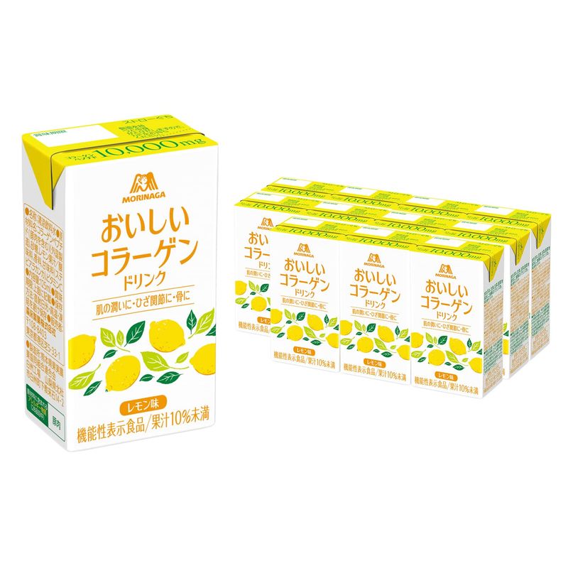 森永製菓 森永製菓 おいしいコラーゲンドリンク レモン味 125ml×12セット コラーゲンの商品画像