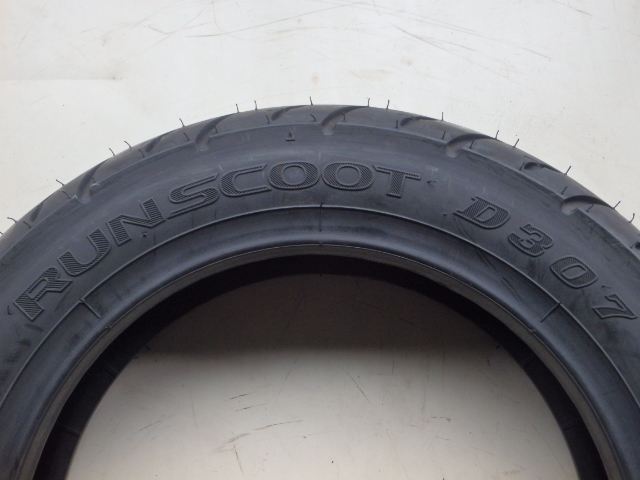  Dunlop RUNSCOOT D307 3.00-10 42J used 9.9 amount of crown only one 2020 year made front / rear combined use 