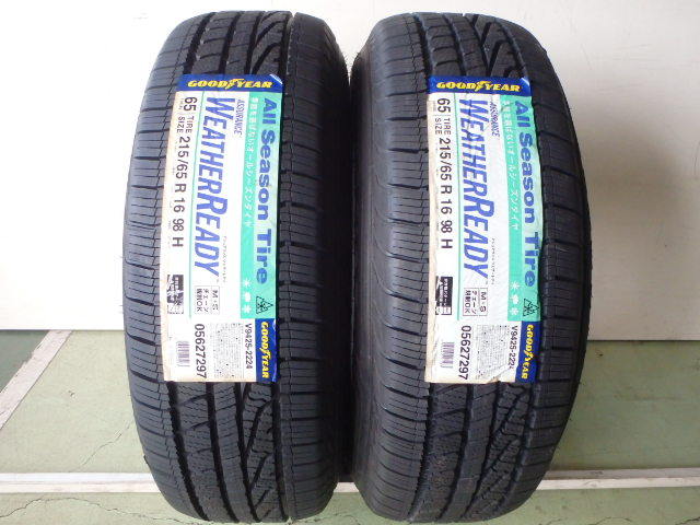 グッドイヤー ASSURANCE WEATHERREADY 215/65R16 98H タイヤ×2本セット ASSURANCE オールシーズンタイヤの商品画像