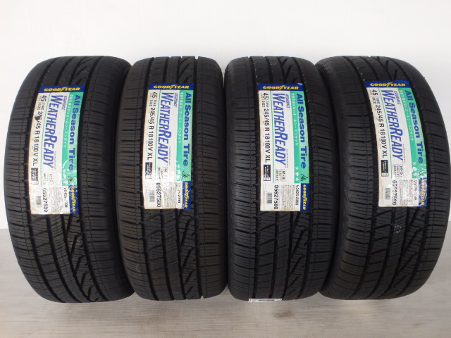 245/45R18 100V XL Goodyear Assurance WeatherReady new goods liquidation 4 pcs set all season tire 2019 year made limited amount! stock limit!