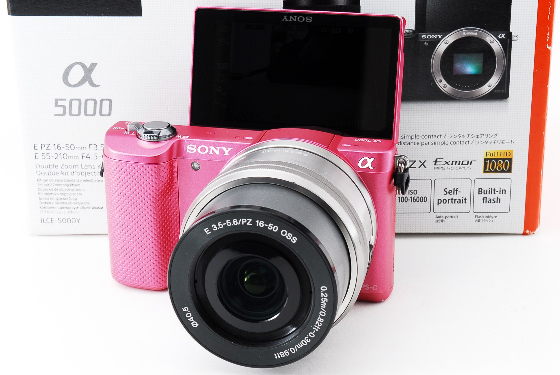 ソニー アルファ α5000 ダブルズームレンズキット ILCE-5000Y/P