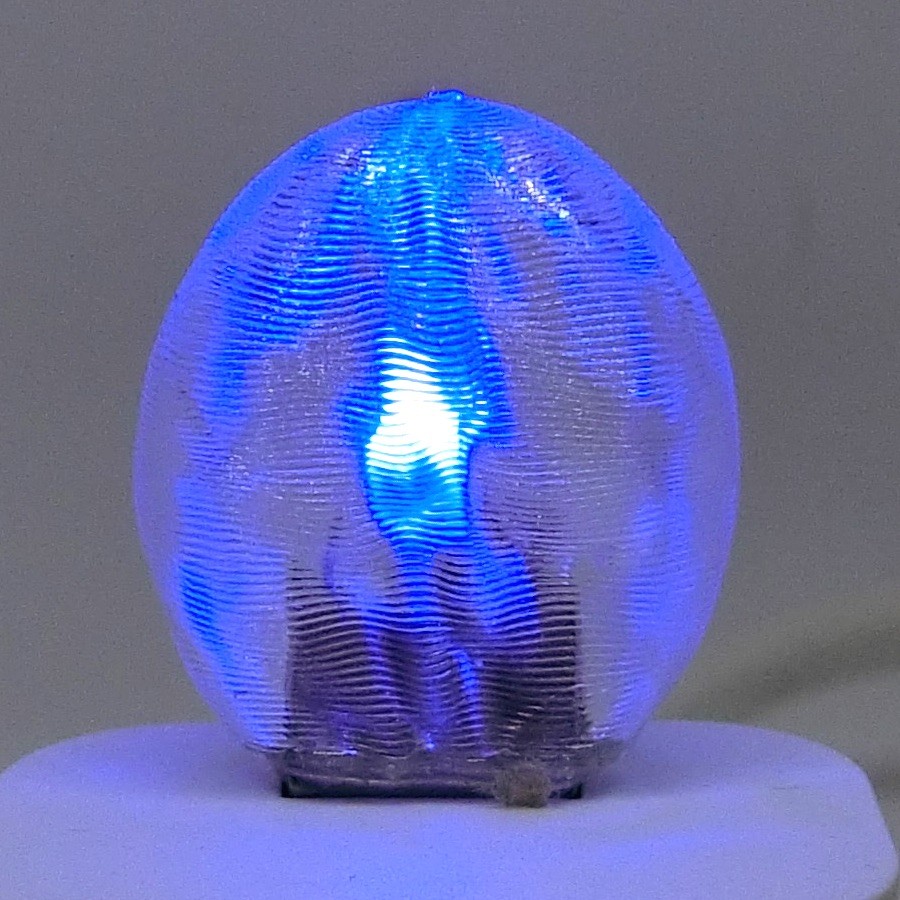 3D дизайн лампа стильный 3D печать затенитель от солнца есть тонкий USB дополнительные фары синий цвет ( осветительное оборудование, дизайн лампа )