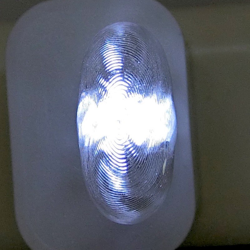 3D дизайн лампа стильный 3D печать затенитель от солнца есть тонкий USB дополнительные фары белый цвет ( осветительное оборудование, дизайн лампа )
