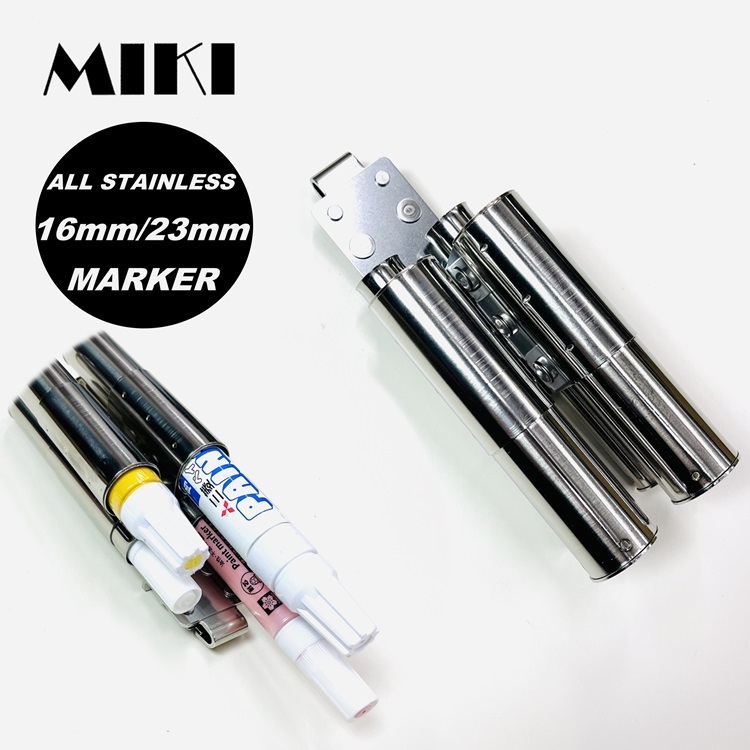[ special order holder ] three .MIKI tool holder tool difference . all stain less SPHW1623-ST special order marker holder 16mm for marker ×2,23mm for marker ×2 SPH attaching and detaching type 