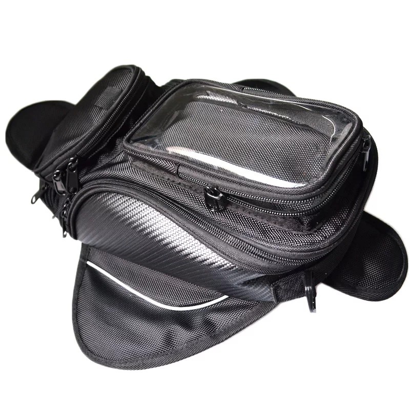  bike tank bag mainly close distance oriented compact type with strap .