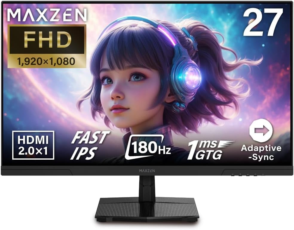 MAXZEN MGM27IC03 パソコン用ディスプレイ、モニター - 最安値・価格