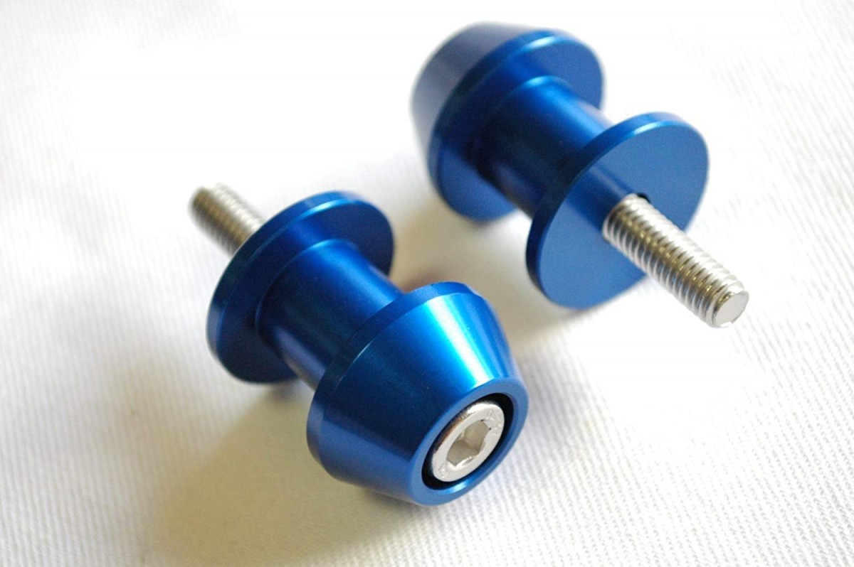  rear stand hook 10mm ( blue )[ADVANTAGE] bolt 2 piece set all-purpose Kawasaki car bike to maintenance 