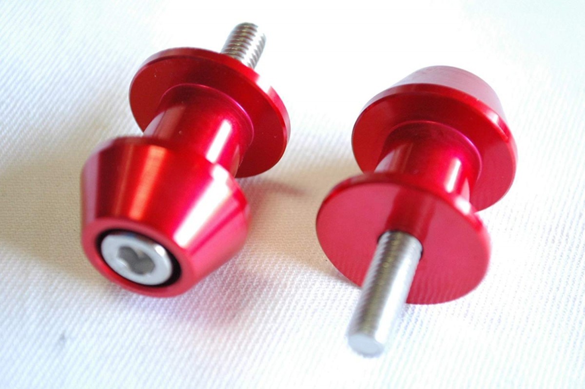  rear stand hook 8mm ( red )[ADVANTAGE] bolt 2 piece set Honda Suzuki all-purpose Aprilia bike to maintenance 