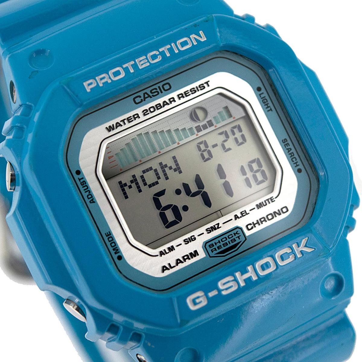 美品] G-SHOCK GLX-5600 ターコイズ ブルー [電池新品