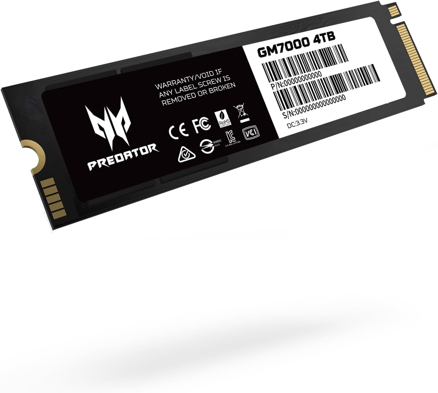 acer GM7000-4TB ［Predator GM7000 M.2 Type2280 NVMe 4TB］ Predator