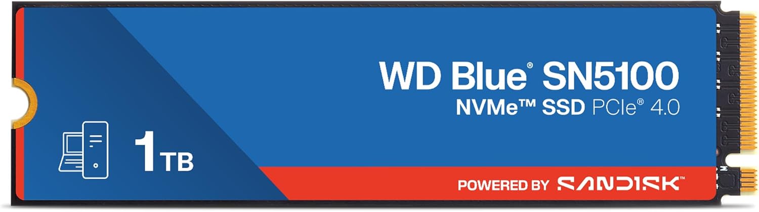 WDS100T5B0E ［WD Blue SN5100 M.2 Type2280 NVMe 1TB］の商品画像