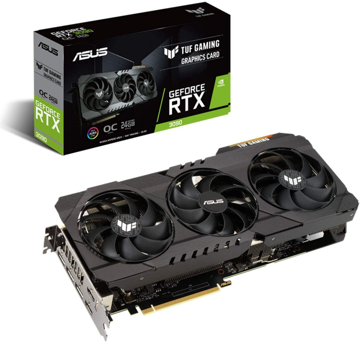 ASUS TUF-RTX3090-O24G-GAMING TUF Gaming グラフィックボード、ビデオ