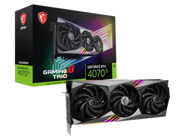 MSI GeForce RTX 4070 Ti GAMING X TRIO 12G グラフィックボード