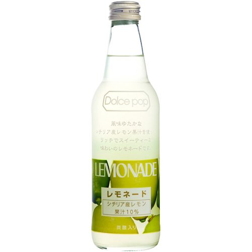 川崎飲料 ドルチェポップレモネード 340ml × 24本 瓶 炭酸飲料の商品画像