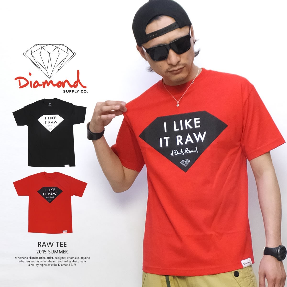 ダイヤモンドサプライ Diamond Supply Co Tシャツ メンズ Raw Tee Odb Z15dpa361 メンズカジュアルファッション通販deep