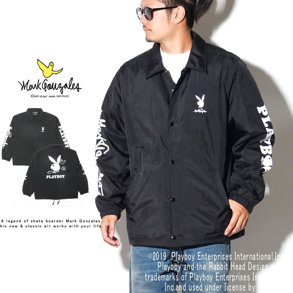 MARK GONZALES マークゴンザレス コーチジャケット PLAYBOY プレイボーイ 2G55953 ファッション メンズ