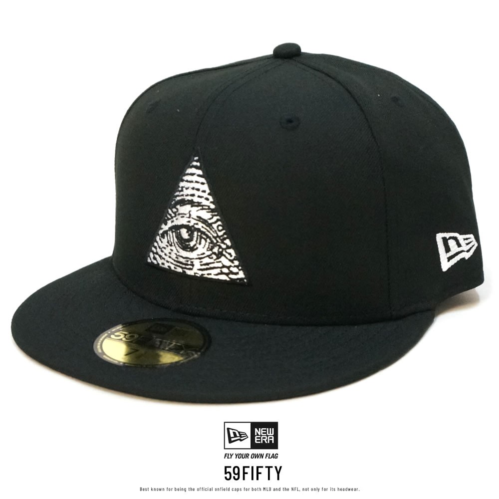 New Era ニューエラ フラットバイザーキャップ 59fifty ダラー アイ ブラック ファッション メンズ ストリート系 B系ファッション 通販