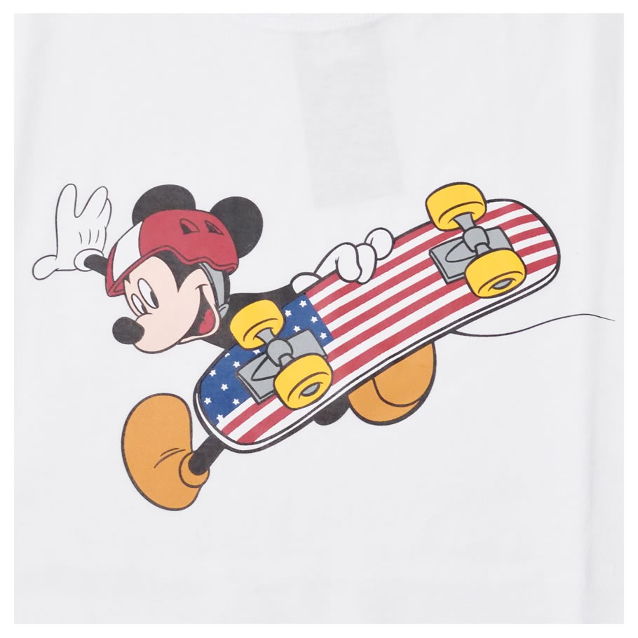 Dc Shoes Disney Tシャツ 半袖 ミッキー プリント コラボ ディズニー ホワイト 5226j041 ファッション メンズ カジュアル ストリート系 B系ファッション 通販