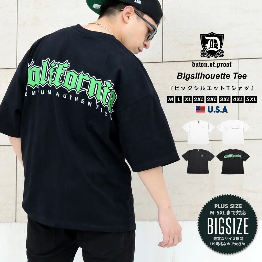 Tシャツ メンズ オーバーサイズ バックプリント ストリート ホワイト3XL 通販