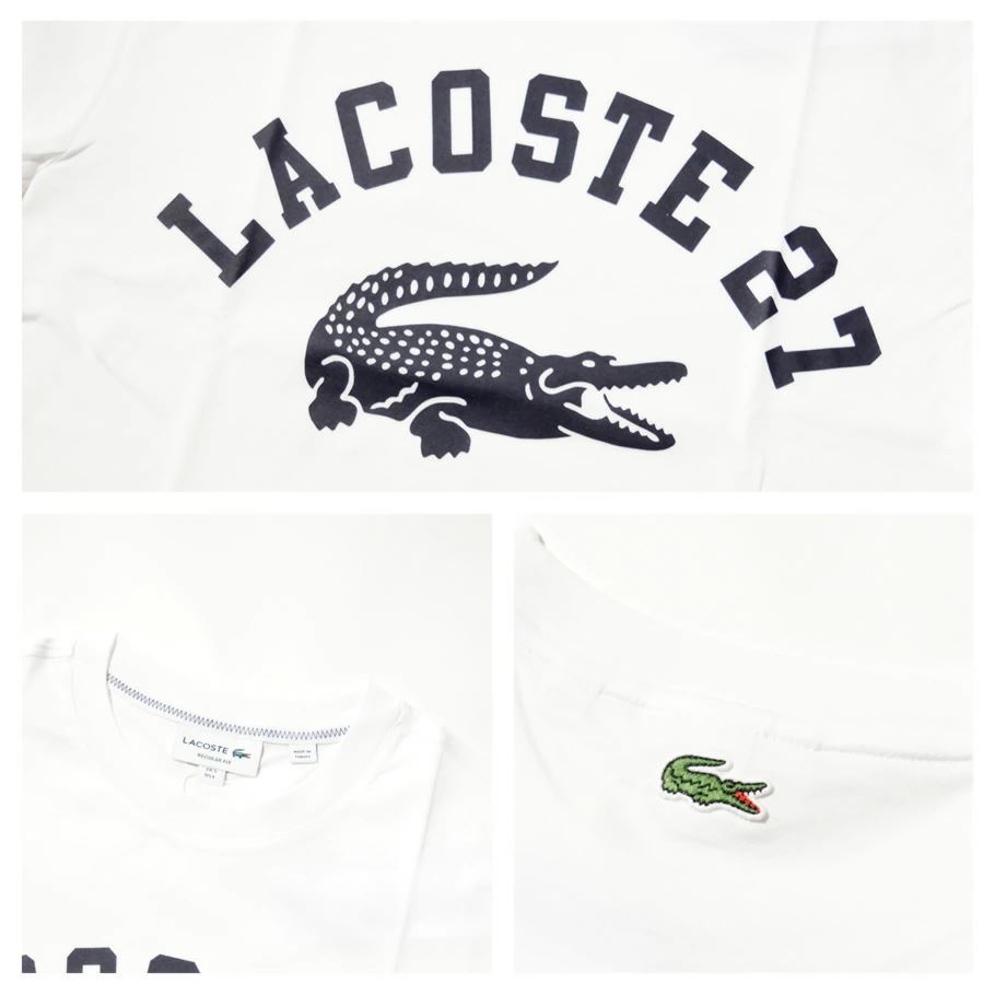 ラコステ Lacoste Tシャツ メンズ レディース 半袖 大きいサイズ ブランド Usaモデル カレッジロゴクルーネックtシャツ Th0061 21ss 春 新作 ファッション メンズ カジュアル ストリート系 B系ファッション 通販