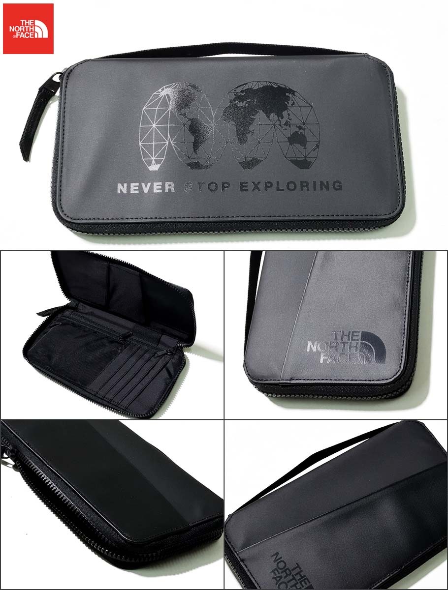 THE NORTH FACE ザノースフェイス 長財布 メンズ レディース ロゴ Stratoliner Passport Wallet