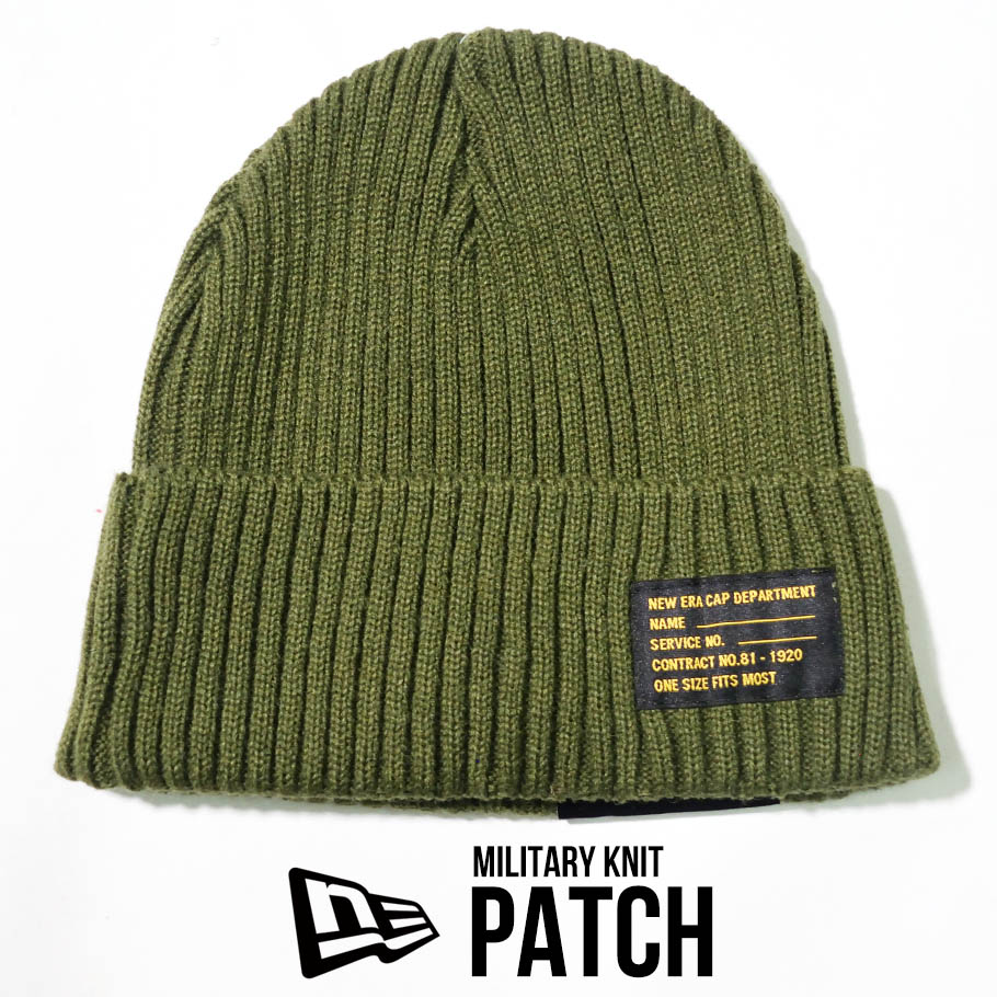 New Era ニューエラ ニットキャップ ニット帽 ミリタリー 帽子 ファッション メンズ カジュアル ストリート系 B系ファッション 通販