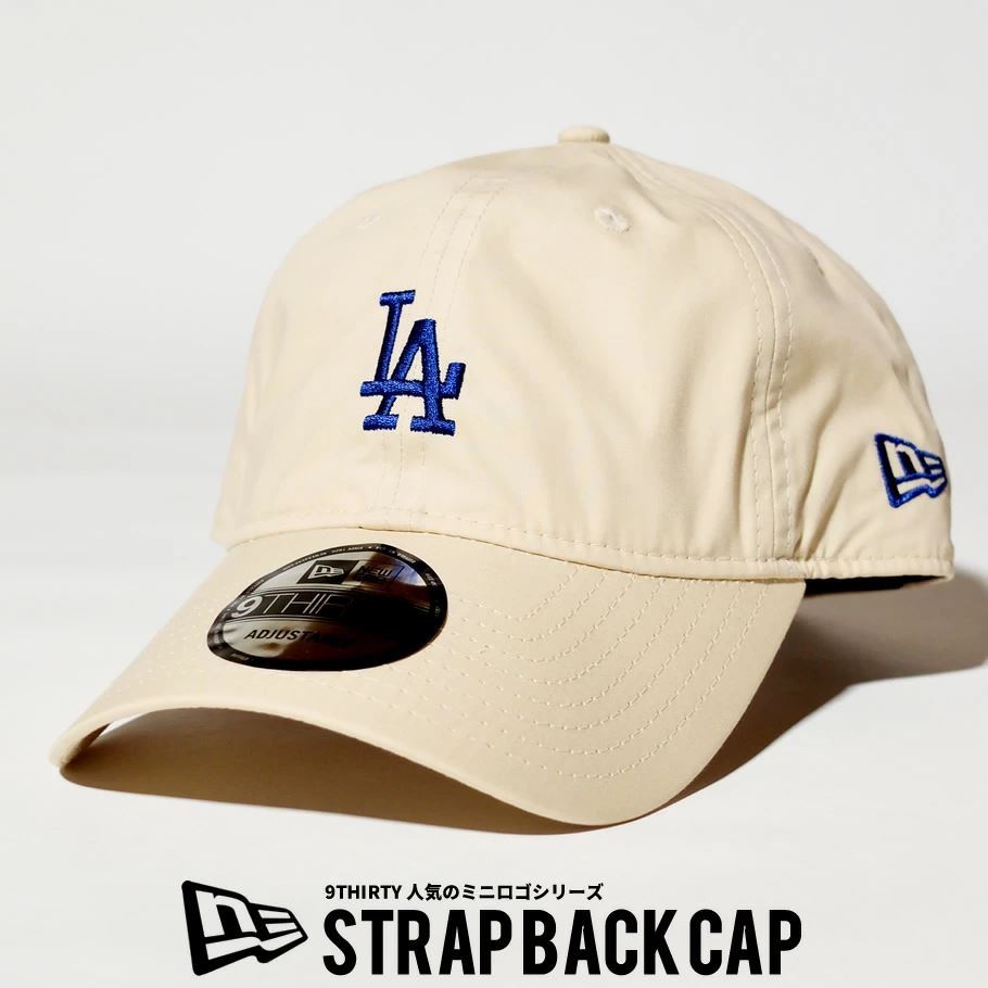 ニューエラ New Era キャップ 帽子 メンズ レディース 9thirty ロサンゼルス ドジャース タイプライター ミニロゴ ベージュ 21 春夏 新作 ファッション メンズ カジュアル ストリート系 B系ファッション 通販