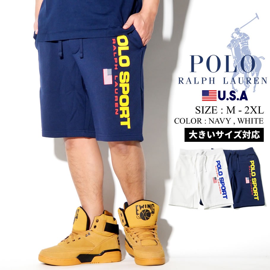 Polo Ralph Lauren ポロ ラルフローレン ハーフパンツ メンズ 大きいサイズ ロゴ POLO SPORT カジュアル ストリート系  ファッション 服 通販