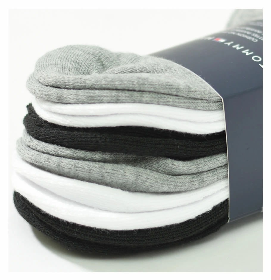 トミーヒルフィガー TOMMY HILFIGER ショートソックス 靴下 メンズ 6足組 6足セット 6PK CUSHION NO SHOW