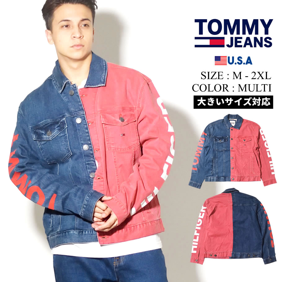 驚きの価格 Tommy Jeans トミージーンズ デニムジャケット カッコイイgジャン Gジャン デニムジャケット Hlt No