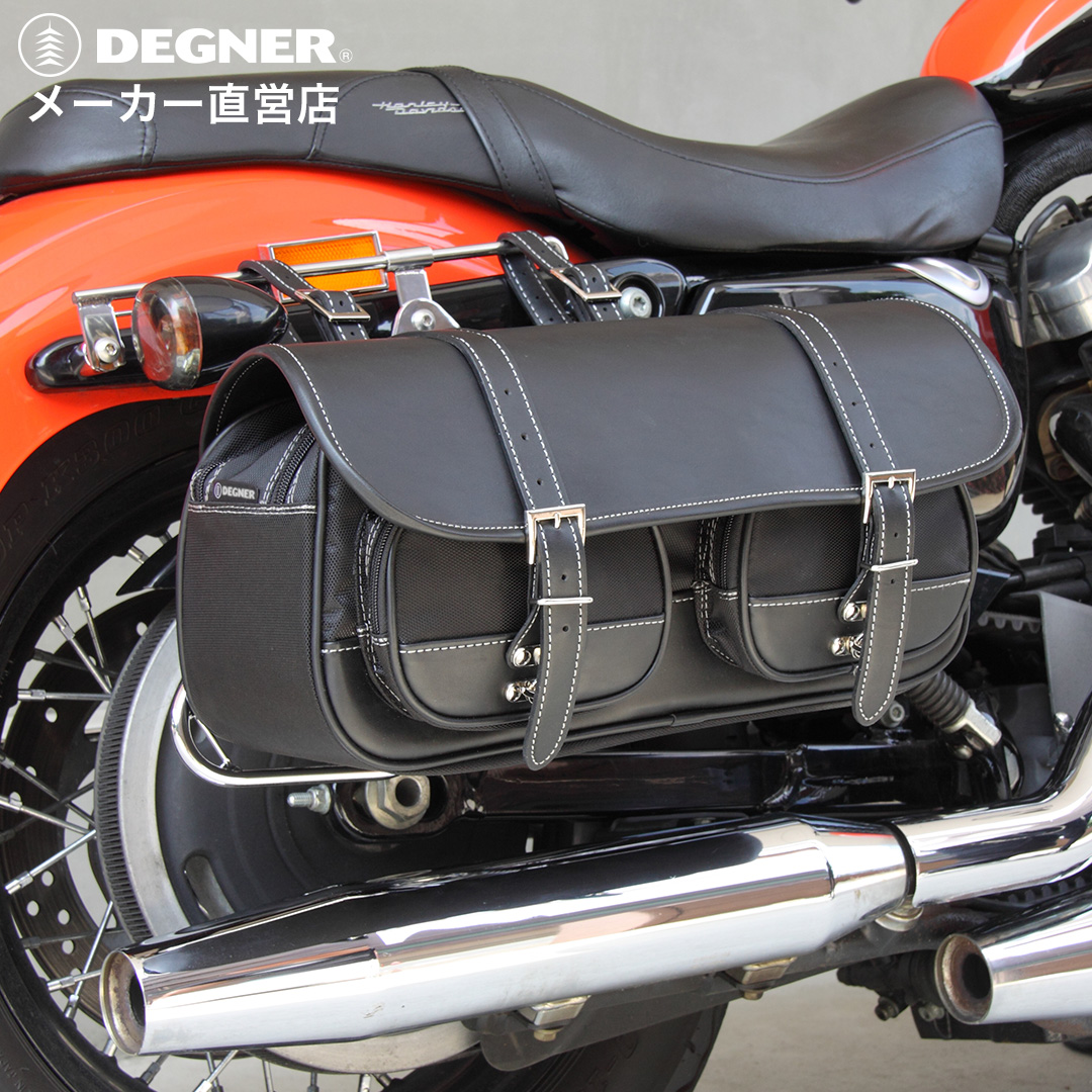 サドルバッグ マフラー側ナイロンサドルバッグ NB-44-BK ブラックの商品画像