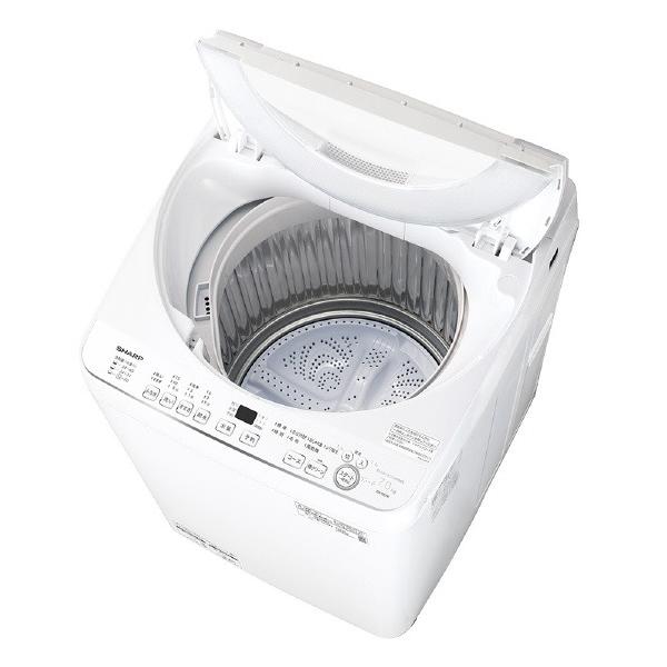 SHARP 穴なし槽シリーズ 全自動洗濯機 ES-GE7K-W （ホワイト系） 洗濯
