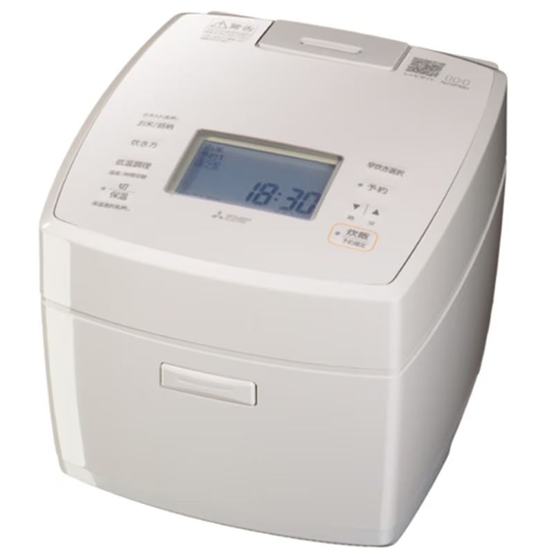 三菱電機 三菱電機 IHジャー炊飯器 NJ-VP10H-W（白亜麻） 炭炊釜 炊飯