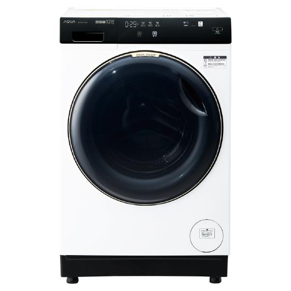 AQUA まっ直ぐドラム2.0 ドラム式洗濯乾燥機 左開き AQW-DX12R-L（K