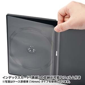  Sanwa Supply тонкий DVD высокий кейс (2 шт. входит *10 шт. комплект * черный ) DVD-TU2-10BKN