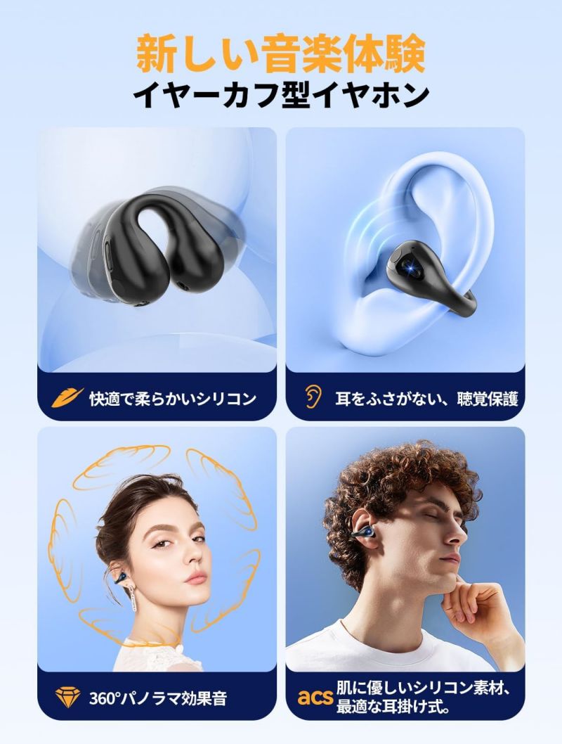  wireless earphone Bluetooth5.3... earphone . hour connection automatic pairing Hi-Fi stereo low delay ENC noise cancel ring automatic pairing 