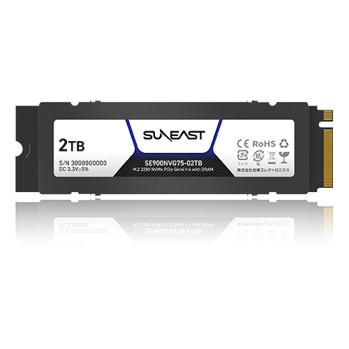 SUNEAST SE900NVG75-01TB [SE900 75 M.2 Type2280 NVMe 1TB] 内蔵型SSDの商品画像