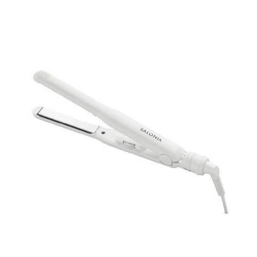 SALONIA SALONIA ダブルイオン ストレートヘアアイロン 15mm SL-004SW （ホワイト） ヘアアイロンの商品画像